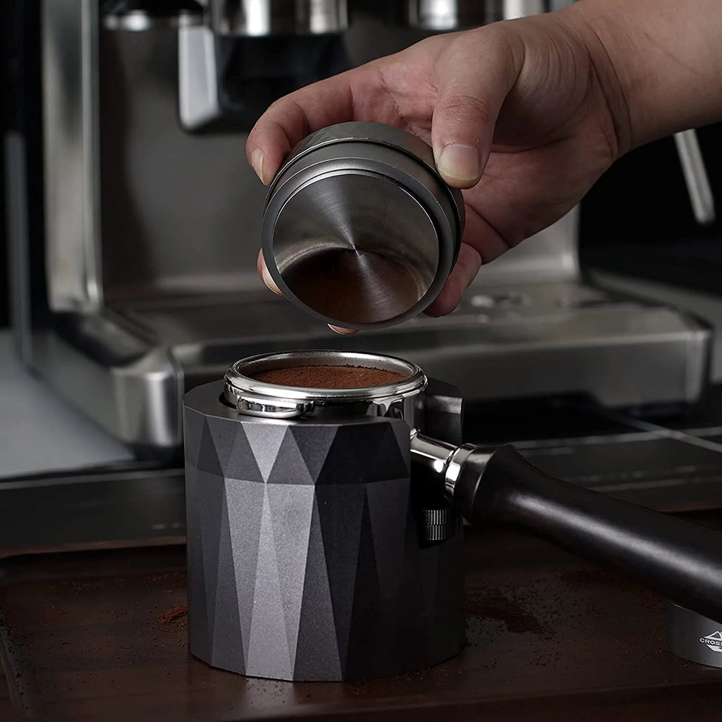 58mm Diamond Pattern Stainless Steel Coffee Tamper D1941