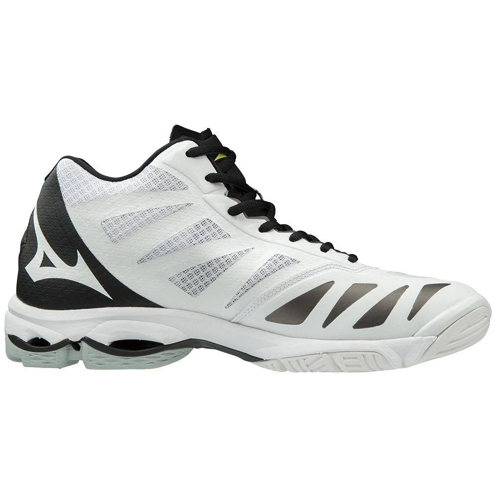 White/Black 12 Mizuno Wave Lightning Z5 Mid D23078