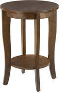 Espresso Round End Table R97688