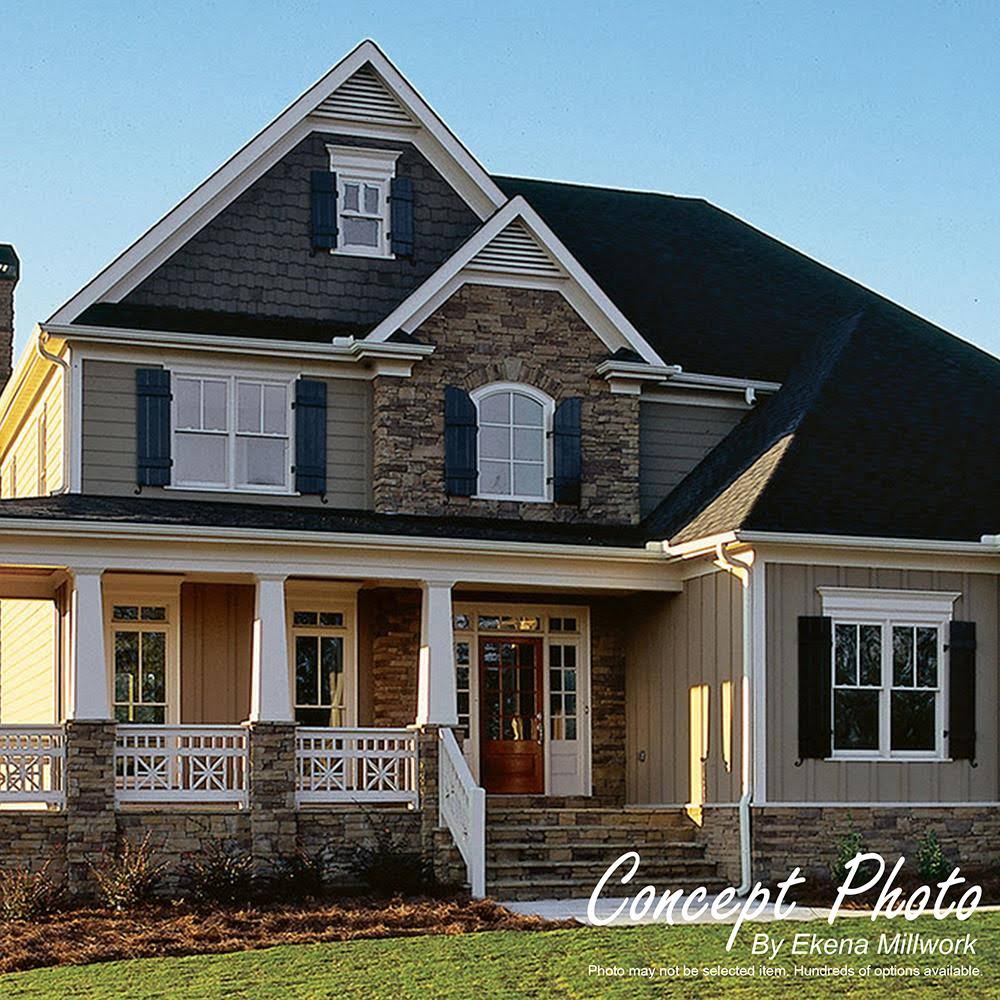 PVC Horizontal Elongated Octagon Gable Vent J58381