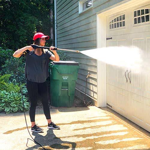 2200 PSI 1.2 GPM Cold Water Electric Pressure Washer with Hose Reel and Turbo Nozzle J7323