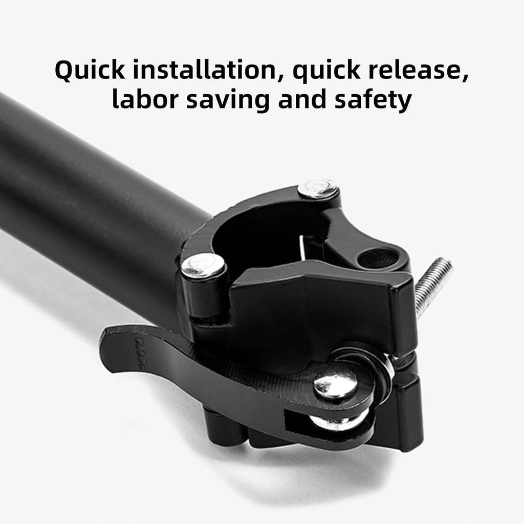 Bike Rear Rack with Basket, 165 LB Load, Aluminum Alloy, Quick Release, Pack of 2 I732