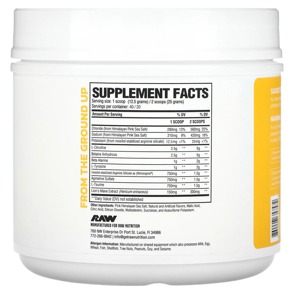 Pineapple Flavor Non-Stim Pre Workout T291