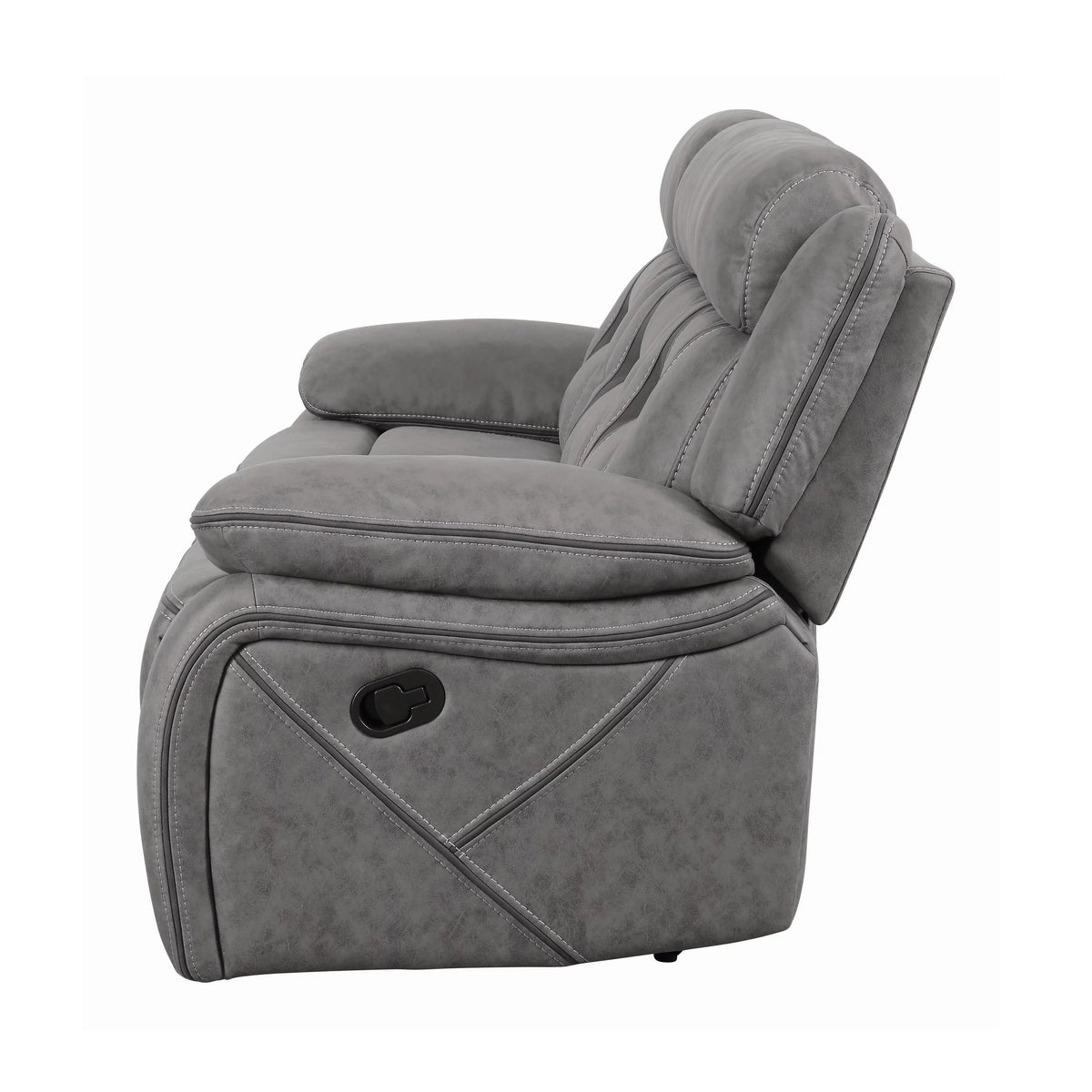 Grey Upholstered Motion Sofa V463468