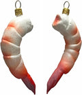Polish Glass Christmas Ornament Set Of 2 M56113