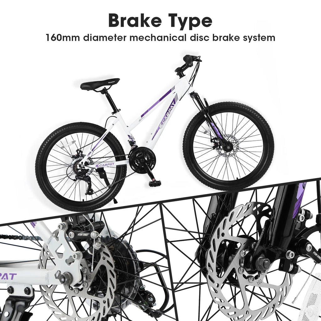 26 inch White Disc Brakes Mountain Bike S605