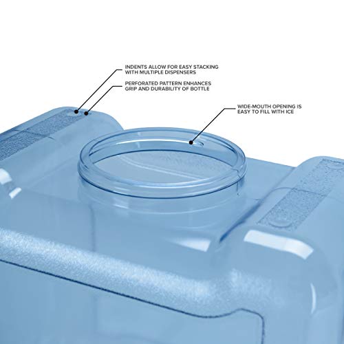 2 Gallon Plastic Beverage Dispenser Water Bottle Q121551