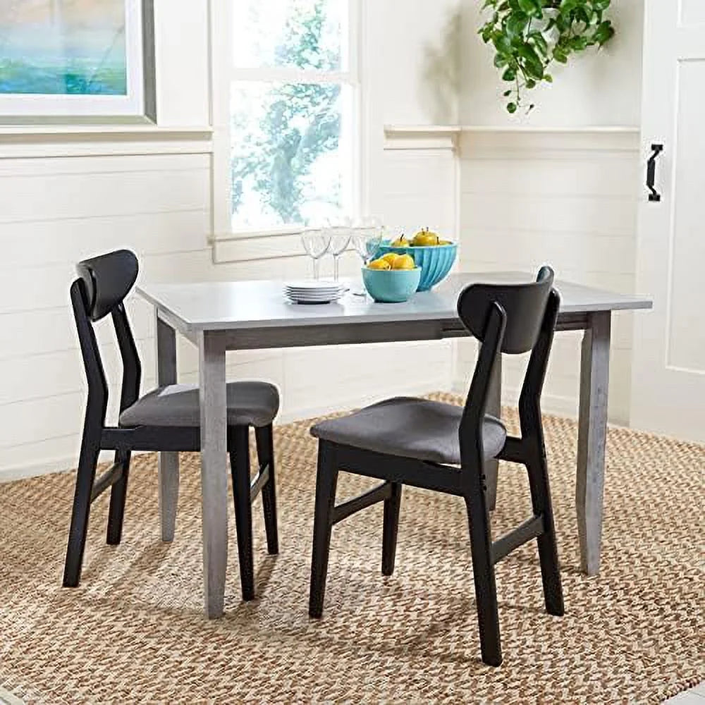Dark Grey Drop End Leaf Dining Room Table G545462