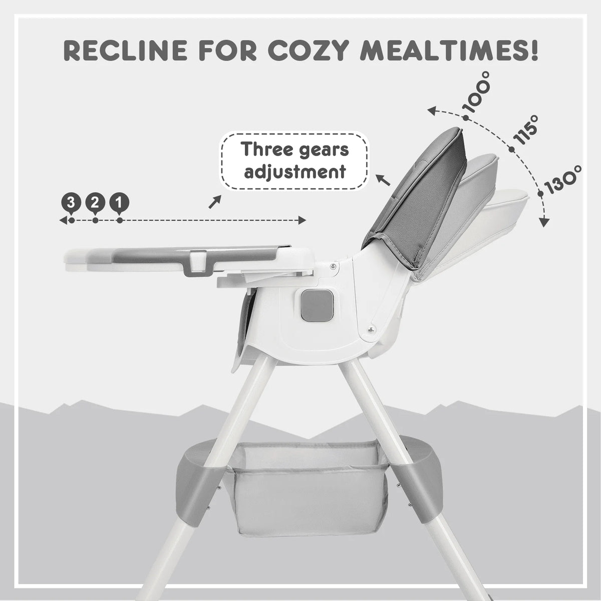 4-in-1 Convertible High Chair G86307