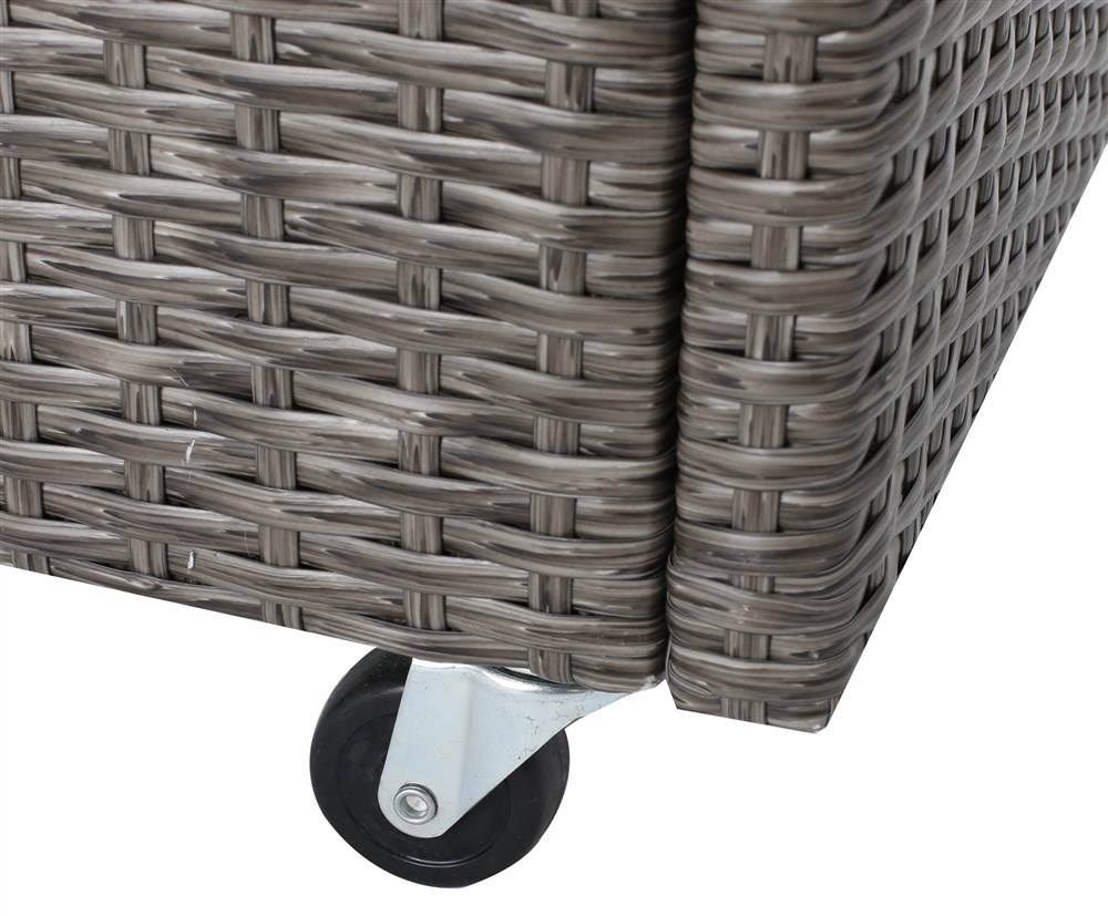 Outdoor Wicker Bar Cart A1738