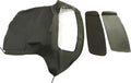 Cabrio Convertible Soft Top Roof with Plastic Window Black D29662