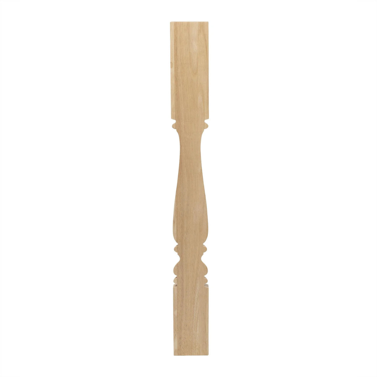 Unfinished Solid Hardwood Half Round Kitchen Island Leg U455333