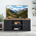 Charcoal TV Stand Console Entertainment Center J8848