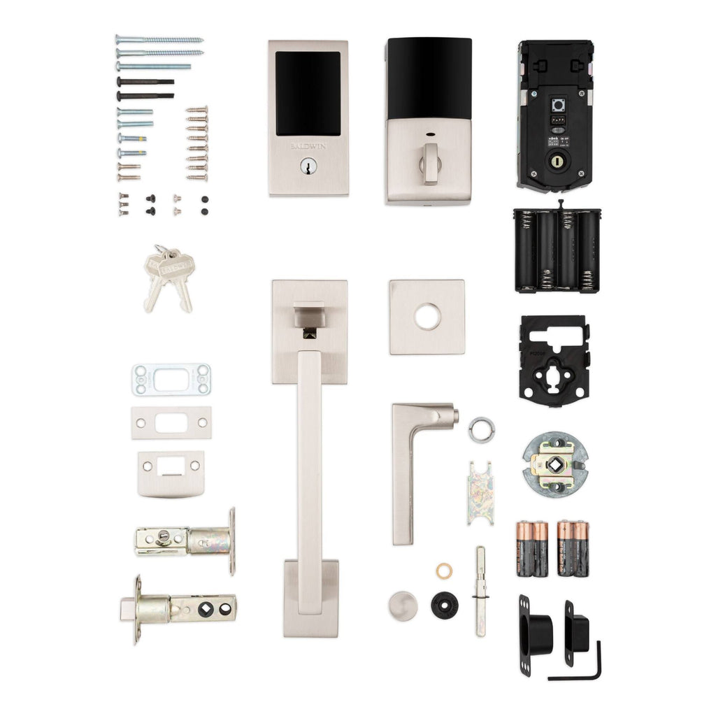 Polished Chrome Touchscreen Electronic Keyless Entry Handleset A980