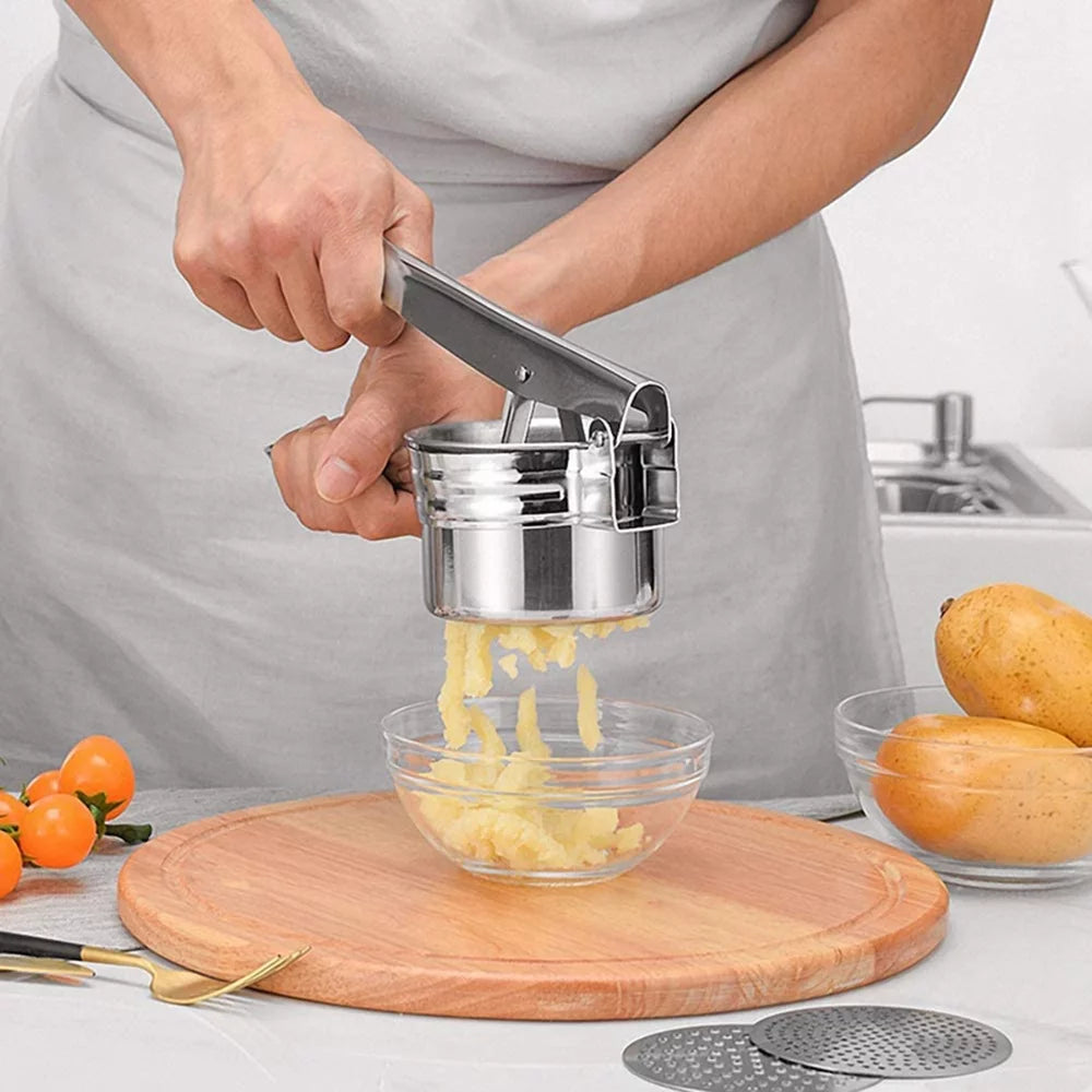 Stainless Steel Potato Ricer and Masher K677358