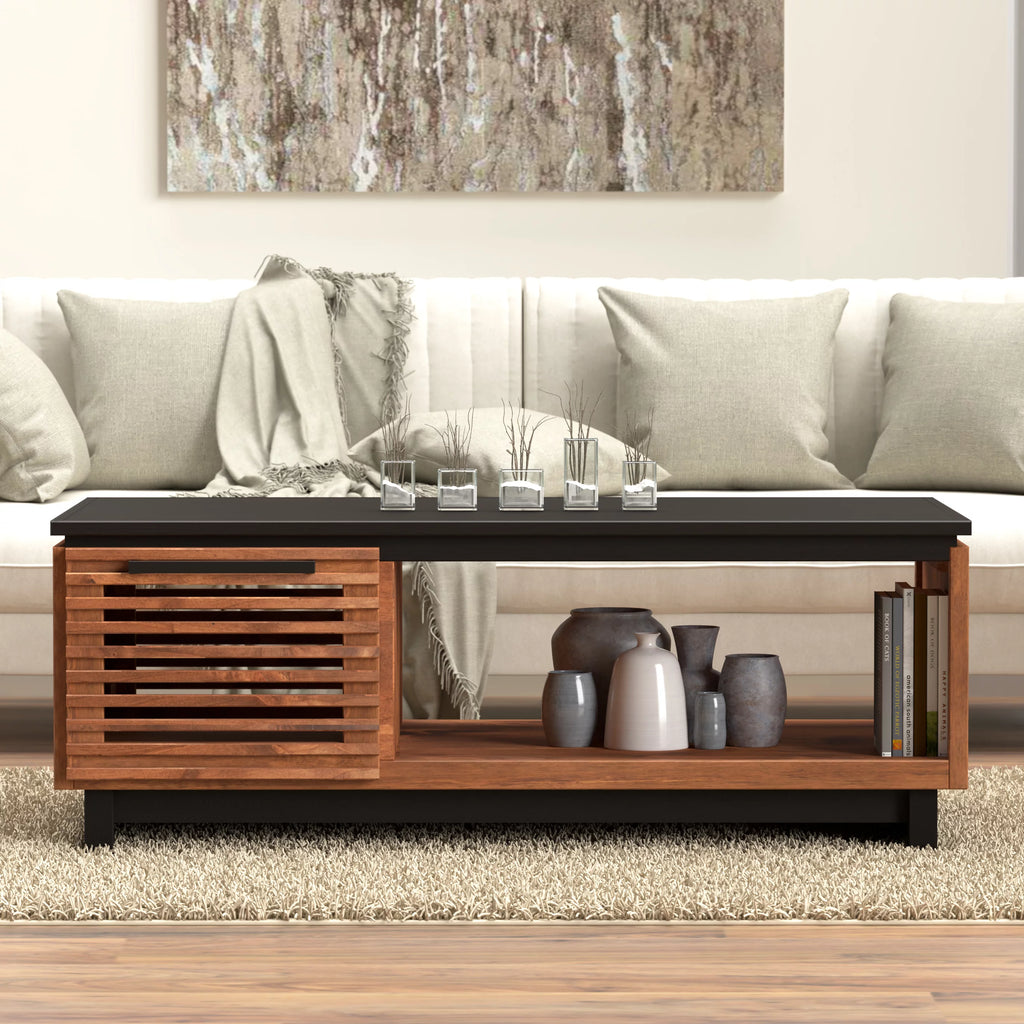 Mid Century Modern Storage Coffee Table J9205