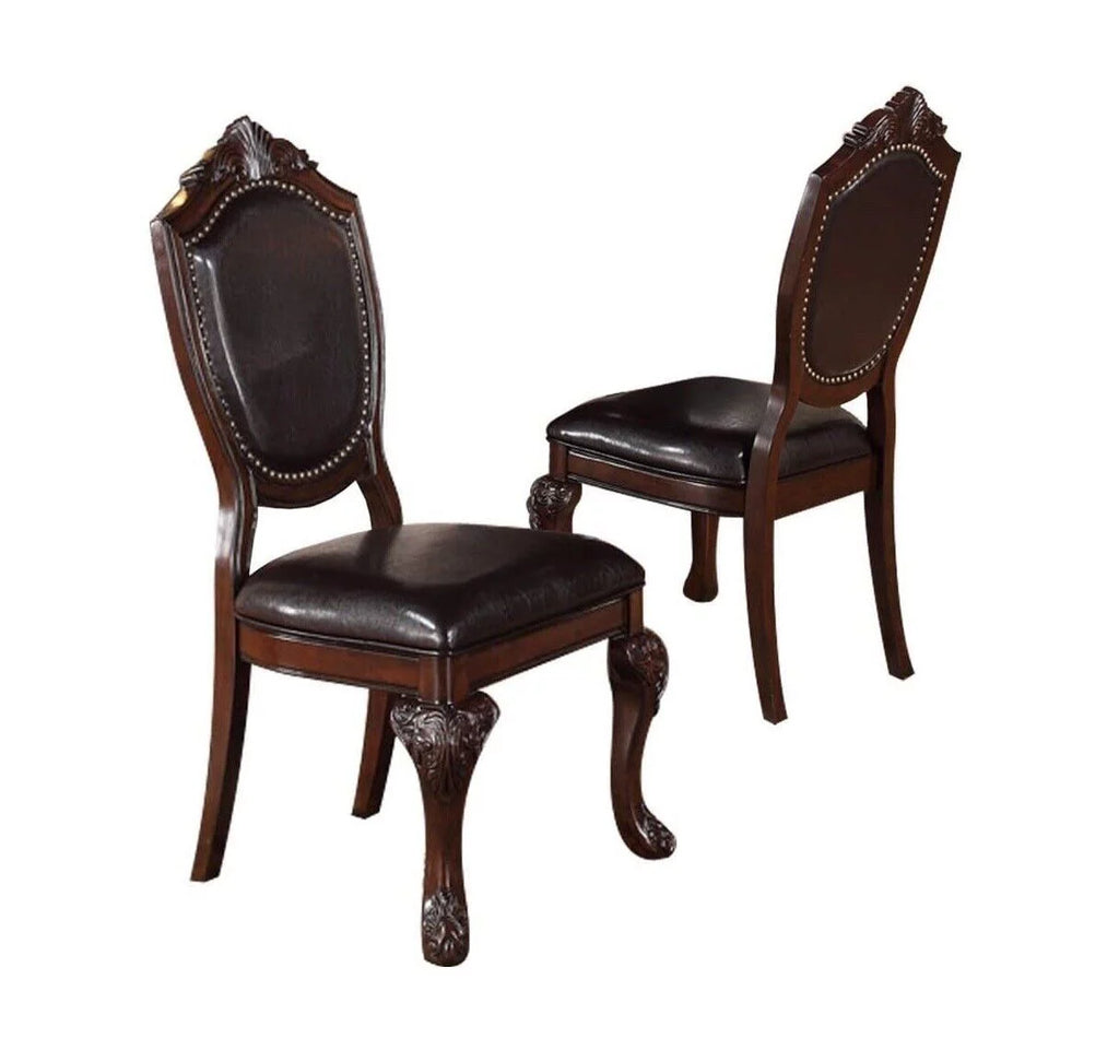 Brown Set of 2 Dining Chairs W4118
