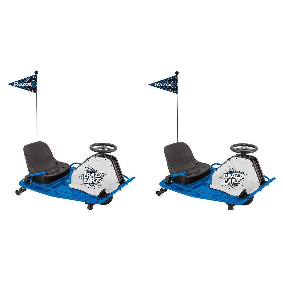 Blue Motorized Drifting Cart (2 Pack) X181
