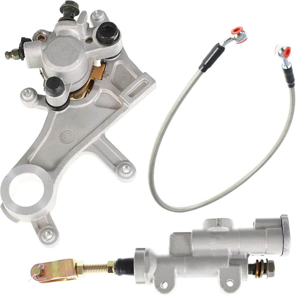 Rear Brake Master Cylinder Brake Caliper Hose Assembly Pack of 2 T536593