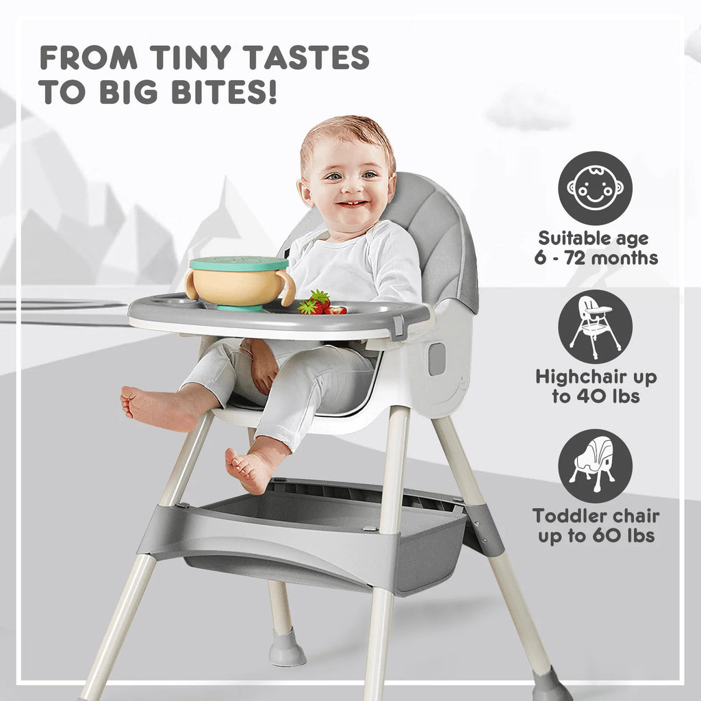 4-in-1 Convertible High Chair G86307