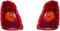 Tail Light Pair with Amber Lens R72087