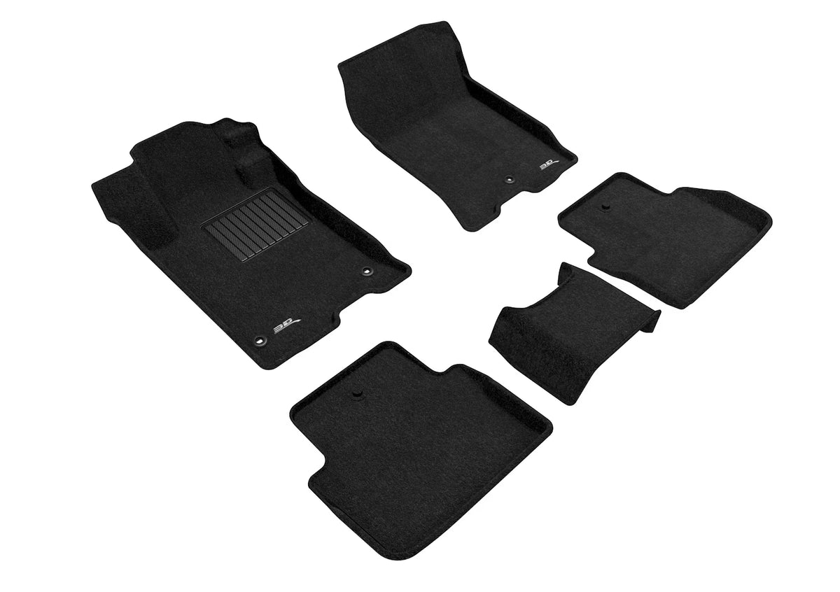 3D MAXpider ELEGANT Floor Mat (BLACK) Full Set W919