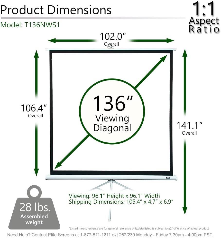 Portable Tripod Screen B14065