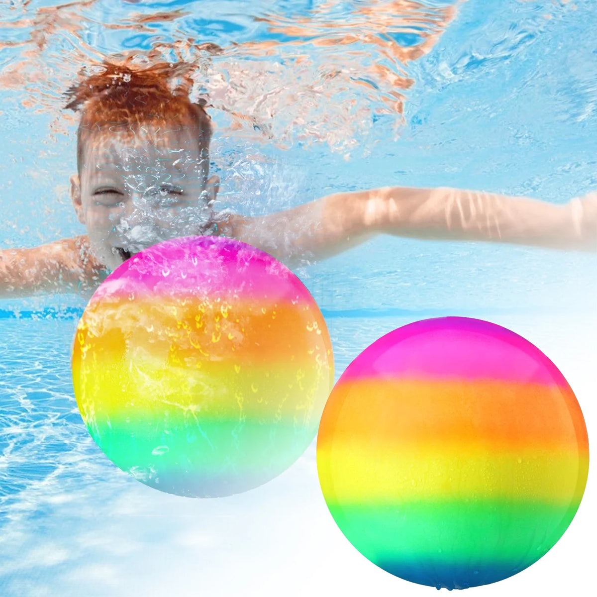 Rainbow Underwater Ball Toy U98758