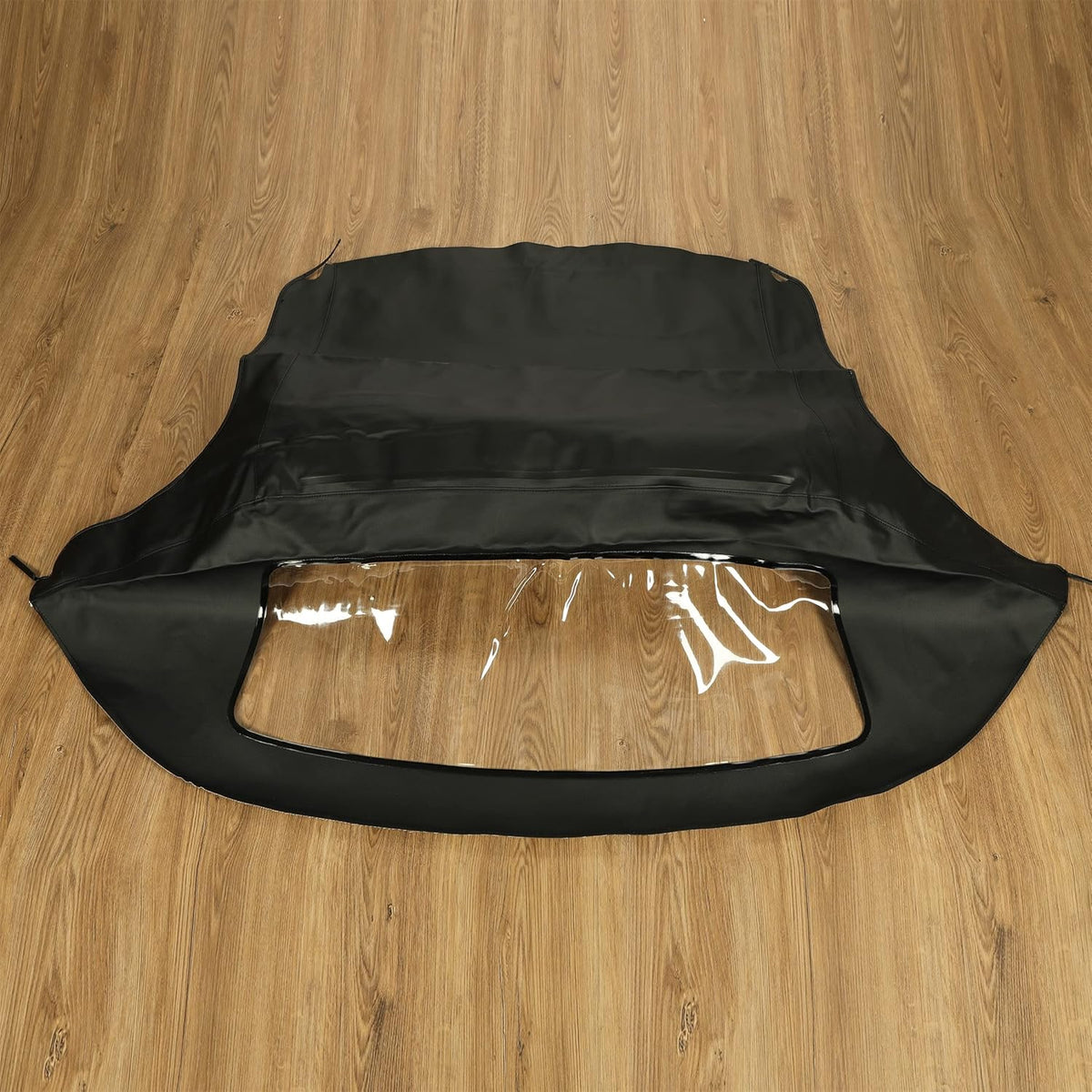 Cabrio Convertible Soft Top Roof with Plastic Window Black D29662
