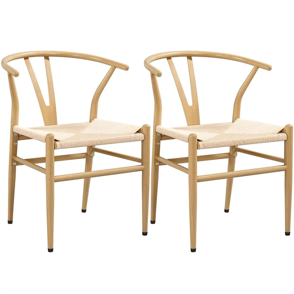 White Dining Chair with Metal Frame N3868