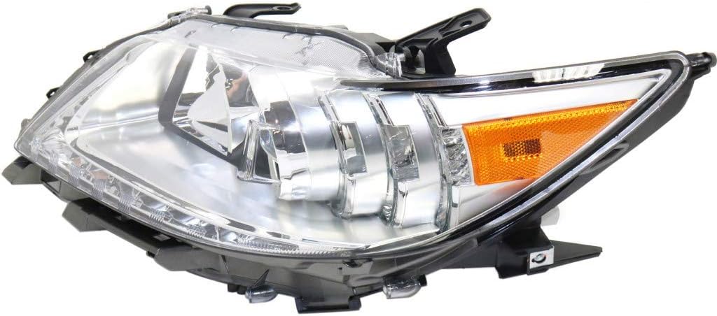 HeadLight Assembly Driver Side Black Housing I1526