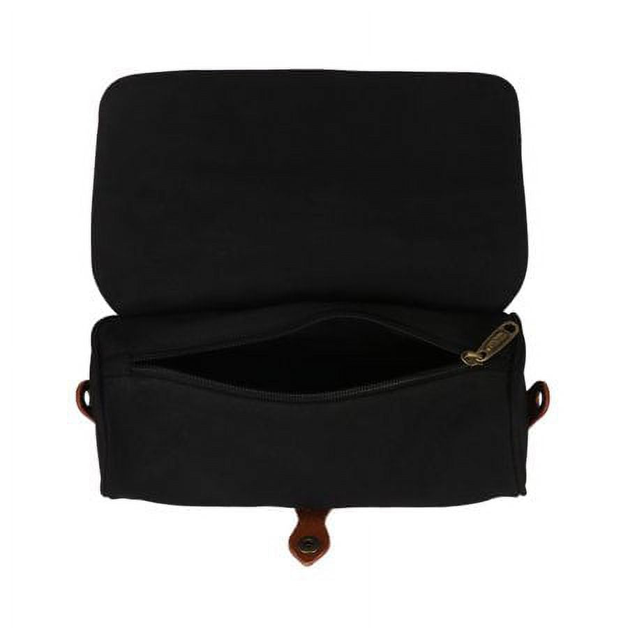 Canvas Black Bicycle Handlebar Bag N947