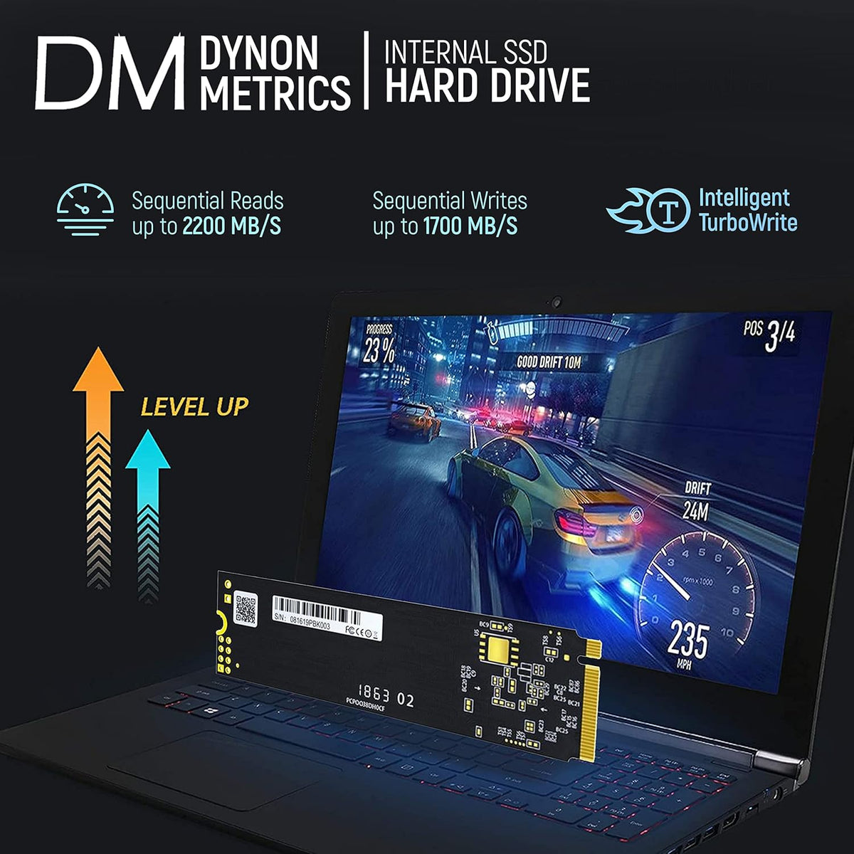 1 TB PCIe NVMe M.2 Internal SSD D478