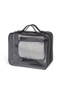 Clear Cosmetic Case Black One Size G295