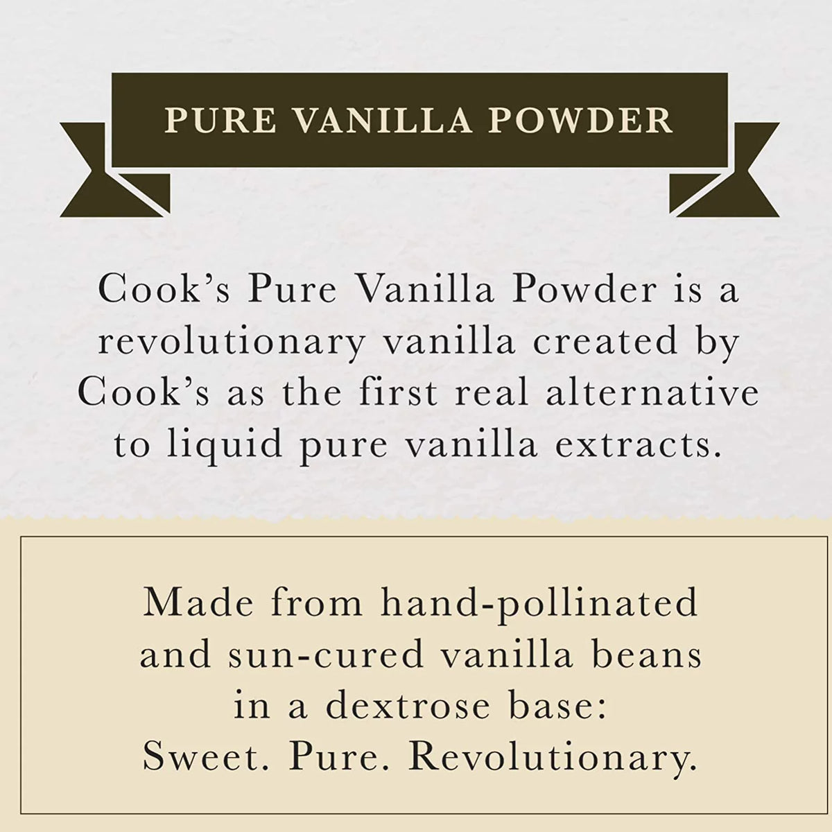 Pure Vanilla Powder 24 Ounce K764