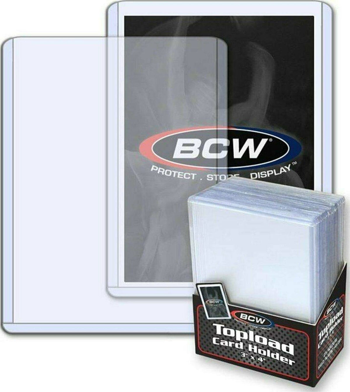 Rigid Plastic Trading Card Toploaders H368010