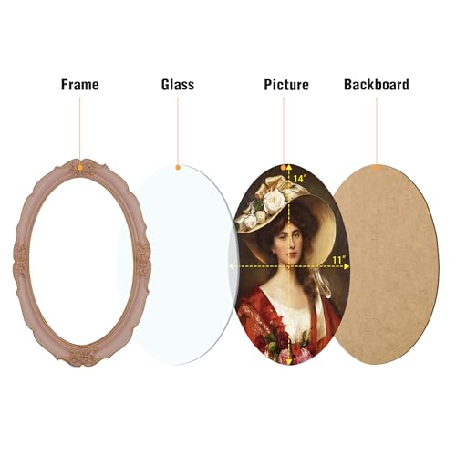 Black 11x14 Oval Picture Frames F289763