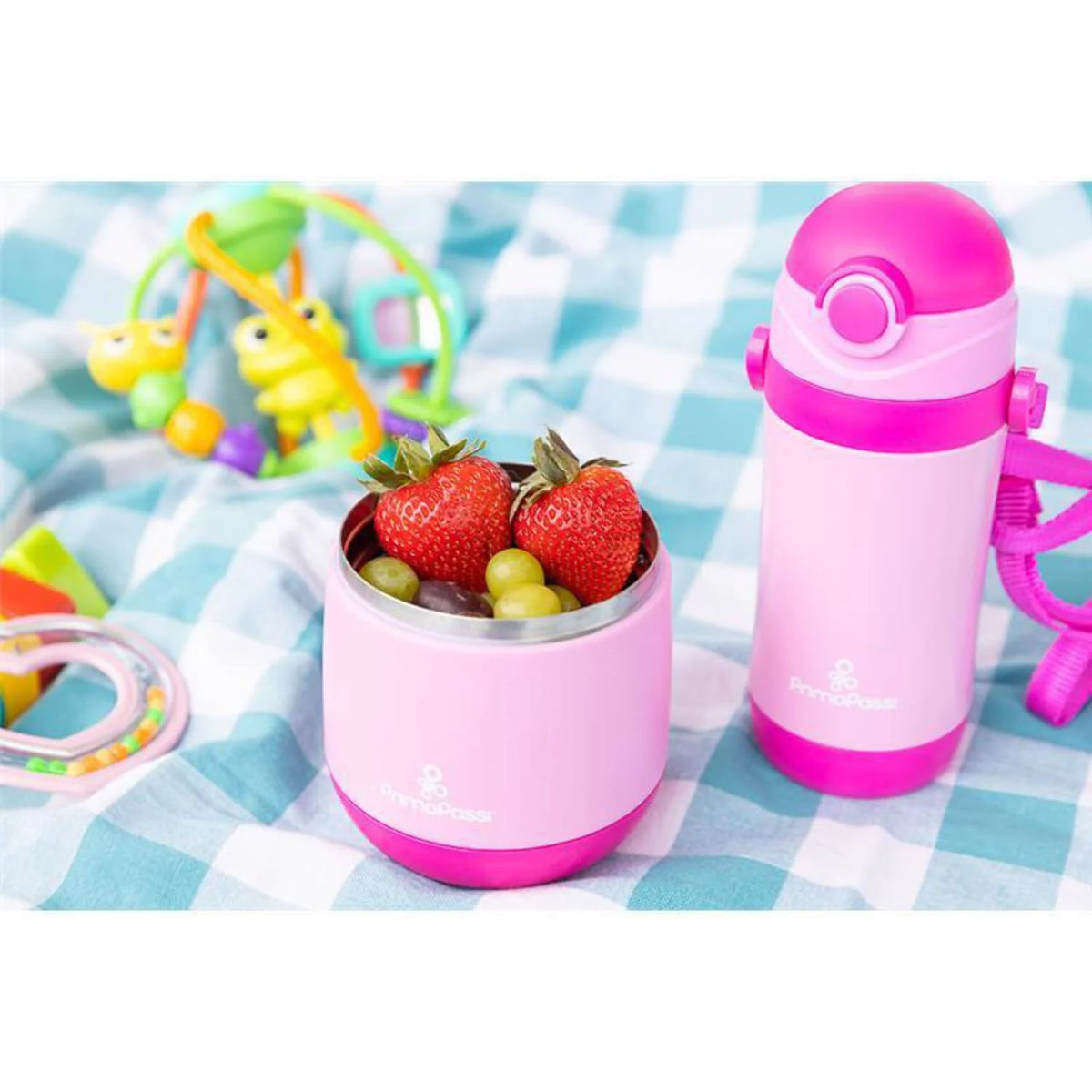 Insulated Straw Bottle 12oz/360ml Pink R857306