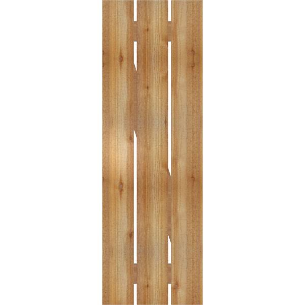 Rough Sawn Western Red Cedar Board-n-Batten Shutters X392849