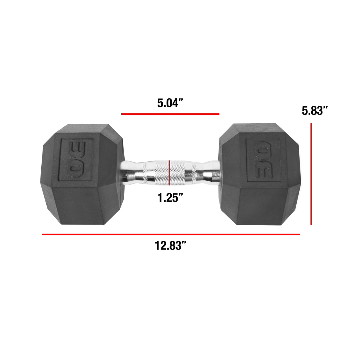 30lb Coated Dumbbell Pair S90196