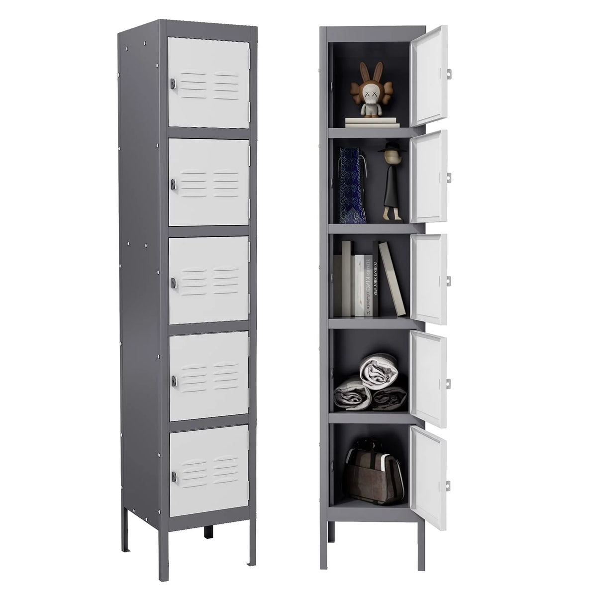 Metal 5 Door Steel Storage Locker N41670