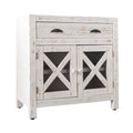 White 2-Door Accent Chest J514096