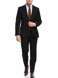 Black Stripe Slim Fit 2 Piece Suit G5879