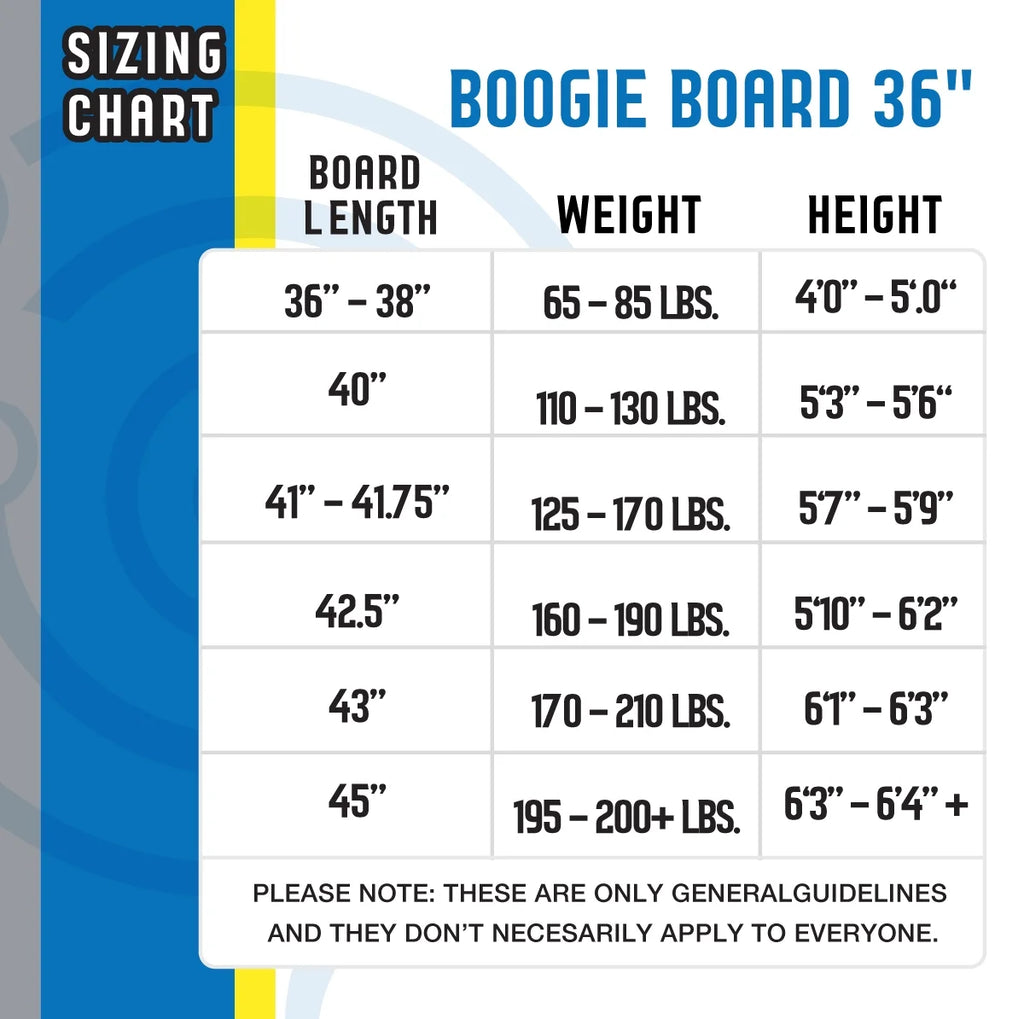 Boogieboard 36" Surfing Water Body Board O130835